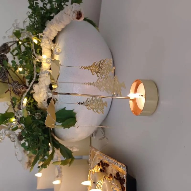 DECOLED Anjelské zvončeky, 8 x 13 cm, zlaté