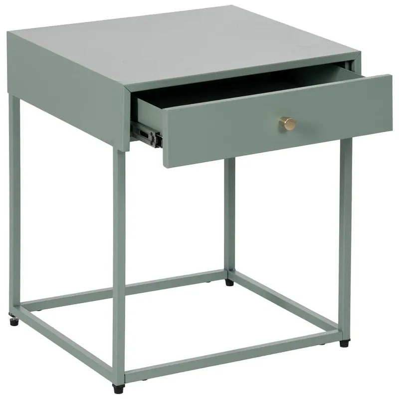 Zelený nočný stolík Nara – Ixia