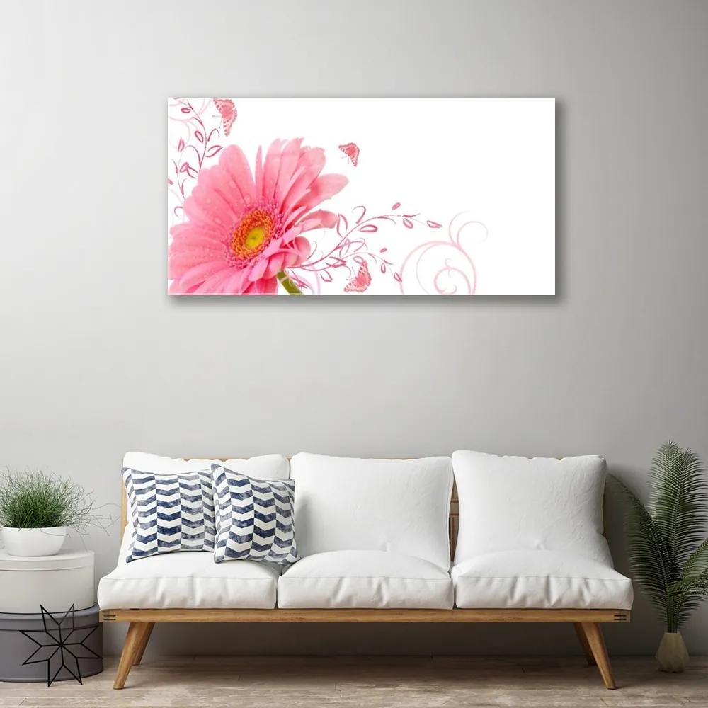 Obraz na skle Kvet rastlina príroda 100x50 cm