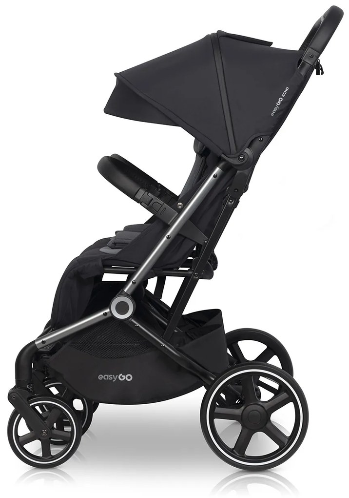 Súrodenecký kočík EasyGo Echo Ebony Black