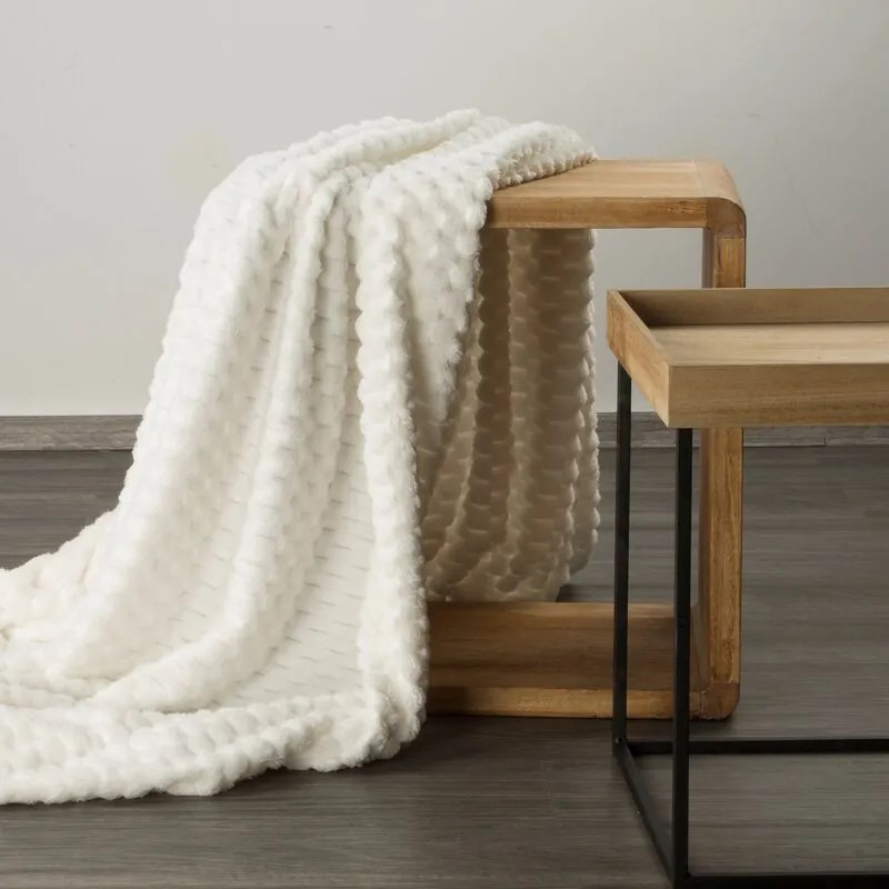 Dekorstudio Deka CINDY6 v bielej farbe Rozmer deky: 70x160cm