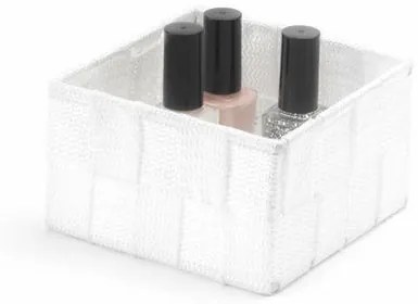 Úložný organizér Compactor TEX 12 x 12 x 7 cm, biela