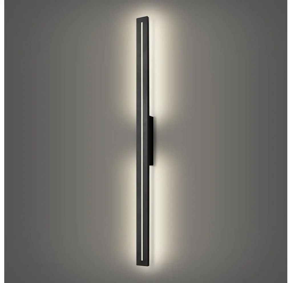 Brilagi - LED vonkajšie nástenné svietidlo LINEO LED/24W/230V 4000K IP65 čierne
