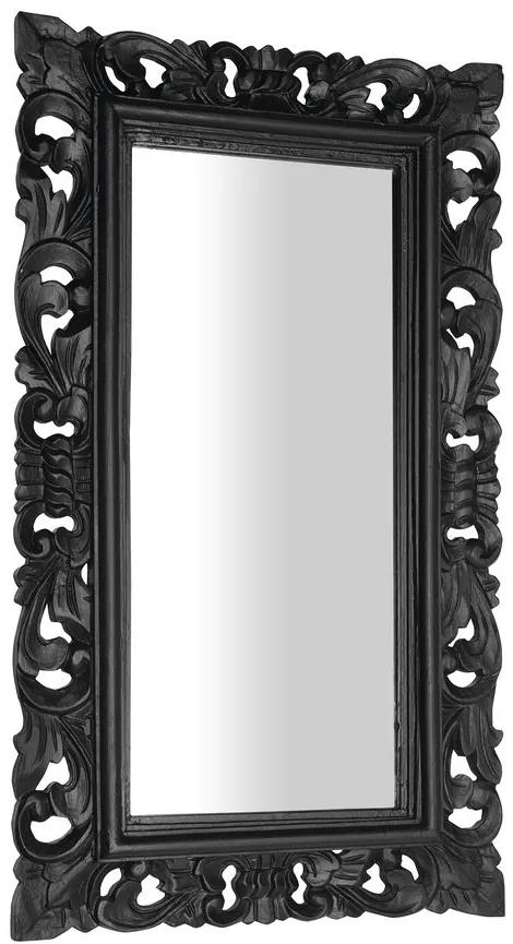 Sapho, SAMBLUNG zrkadlo v ráme, 40x70cm, čierna, IN113