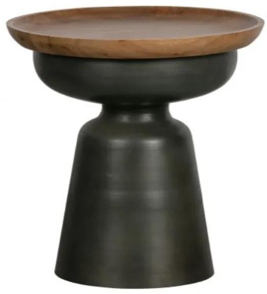 Dana príručný stolík dreveno čierny