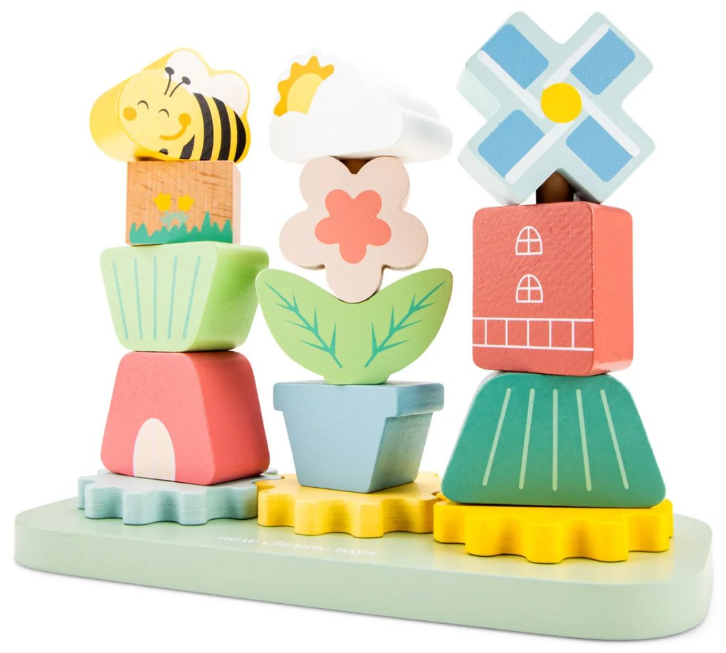 Stohovacia hračka - mlynská záhradka