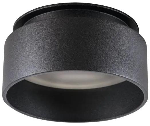 KANLUX Stropné bodové vstavané osvetlenie HOLES, 80mm, okrúhle, čierne