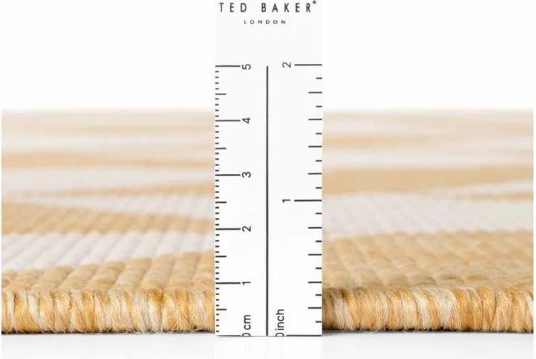 Okrovožltý/krémovobiely vnútorný a vonkajší koberec 160x230 cm Haringey Terrick – Ted Baker