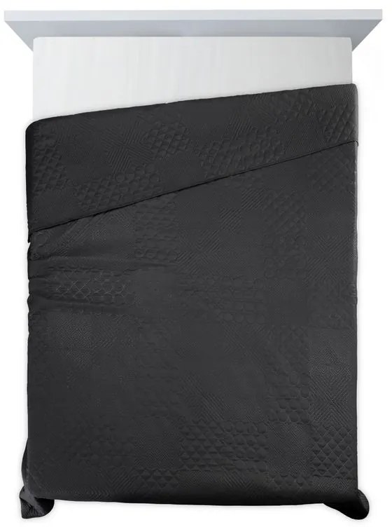 Dekorstudio Moderný prehoz na posteľ BONI5 čierny Rozmer prehozu (šírka x dĺžka): 170x210cm