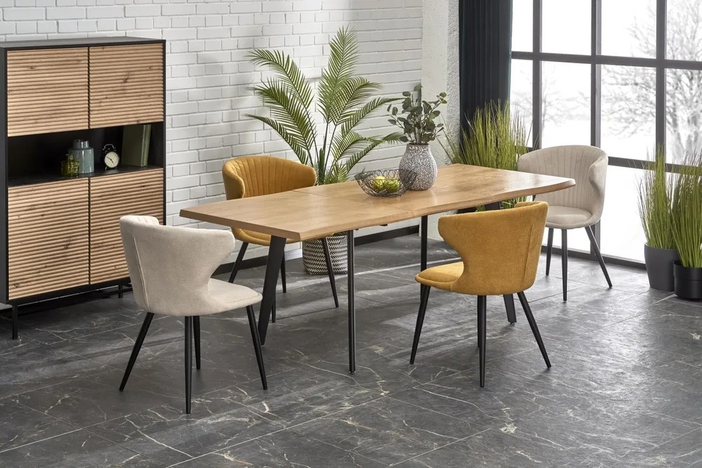 Rozkladací jedálenský stôl Dickson 2 150/210 cm prírodný dub