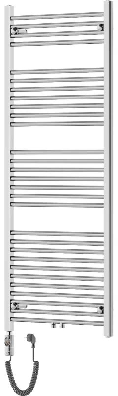 Mexen Mars, elektrické vykurovacie teleso 1500x600 mm + vykurovacia tyč 600 W, chrómová, W110-1500-600-2600-01