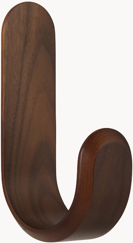 Drevený nástenný háčik Curve