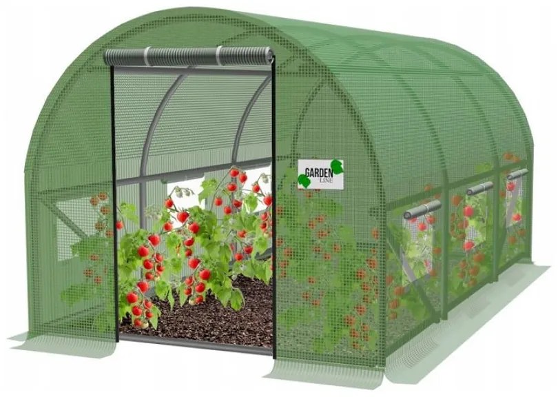 Záhradný fóliovník 3,5m x 2m x 2m GARDEN LINE – TUN5576