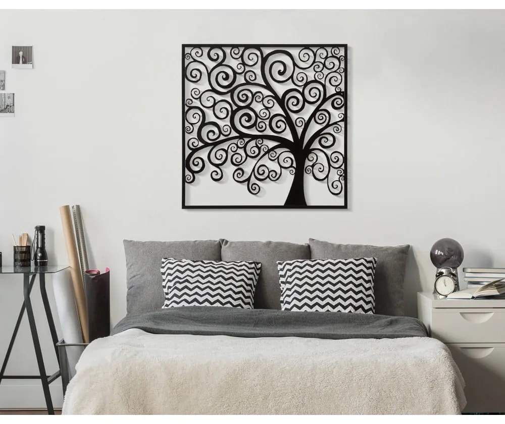 Kovová nástenná dekorácia 100x100 cm Three Plus - Mauro Ferretti