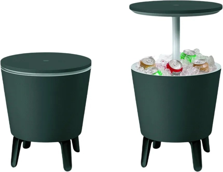 Keter záhradný Cool Bar Rattan 30 l, antracitová