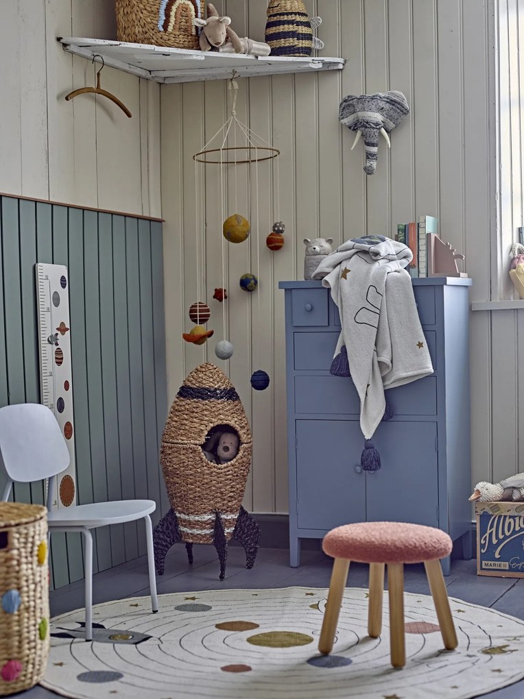 Bloomingville Detská stolička Aksel Stool Brown