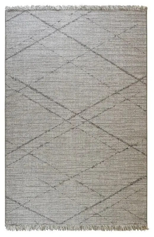 Sivý vonkajší koberec Floorita Les Gipsy Grey, 155 × 230 cm