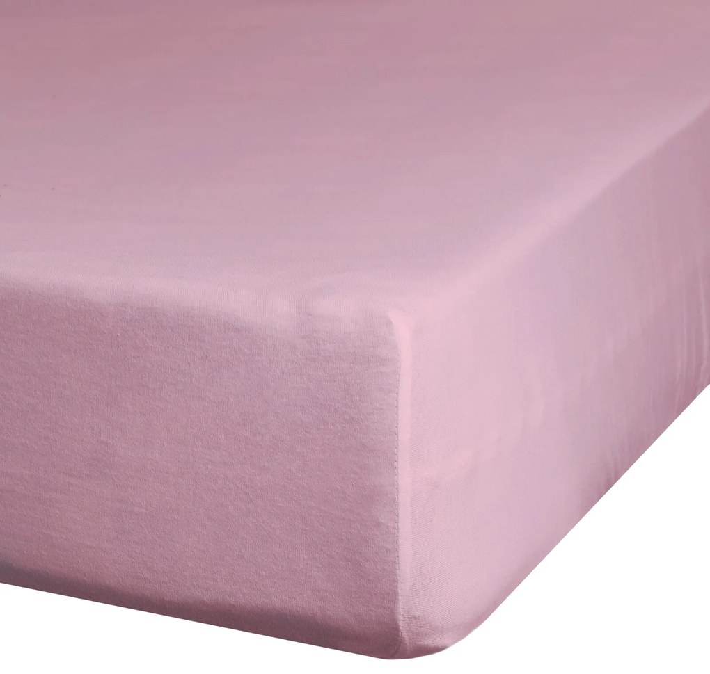 SATÉNOVÉ PRESTIERADLO NOVA3 200X220 CM, VÝŠKA 30 CM TMAVORUŽOVÉ