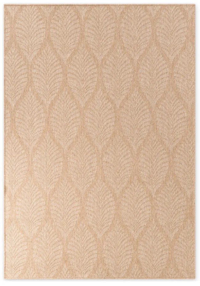 Vnútorný a vonkajší koberec v béžovej a slonovinovej farbe 160x230 cm Duet Liora – NORTHRUGS