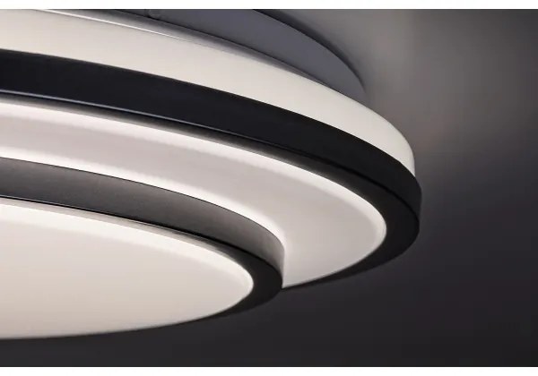 Rabalux 2131 - LED stmievateľné stropné svietidlo LUPITA LED/40W/230V strieborné + diaľkové ovládanie