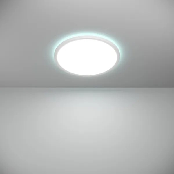 Eglo 901472 -LED RGBW St. kúpeľ. svietidlo ROVITO 18,5W/230V pr.38,9cm IP44 biela