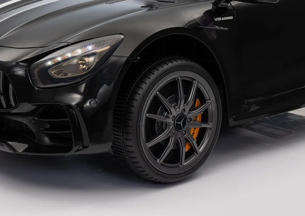 LEAN CARS Elektrické autíčko na batérie Mercedes GTR čierne