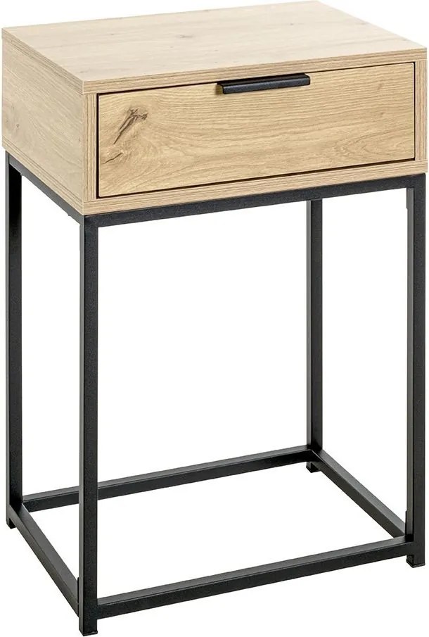 Odkladací/nočný stolík so zásuvkou Malmö, dub