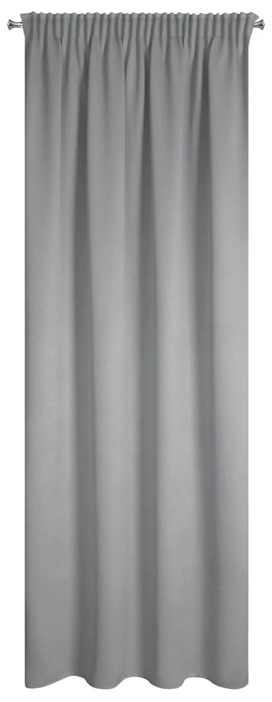 ZATEMŇOVACÍ ZÁVES NA KRÚŽKOCH CARLO 130X300 CM STRIEBORNÁ