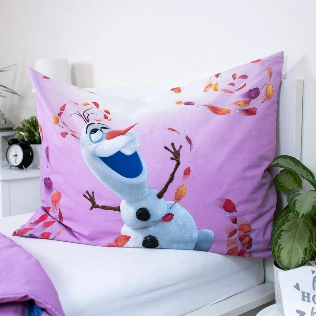 Jerry Fabrics Bavlnené obliečky Frozen "Magical time", 140 x 200 cm, 50 x 70 cm