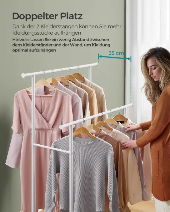 Závesný stojan na kolieskach HSR152W01