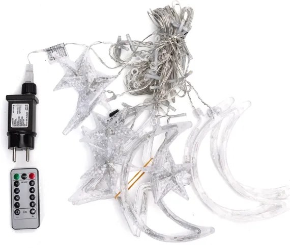 Aigostar - LED RGBY Vonkajší vianočný svetelný reťazec 120×LED/6W/230V/8 funkcií 3×0,6 m IP44 + diaľkové ovládanie