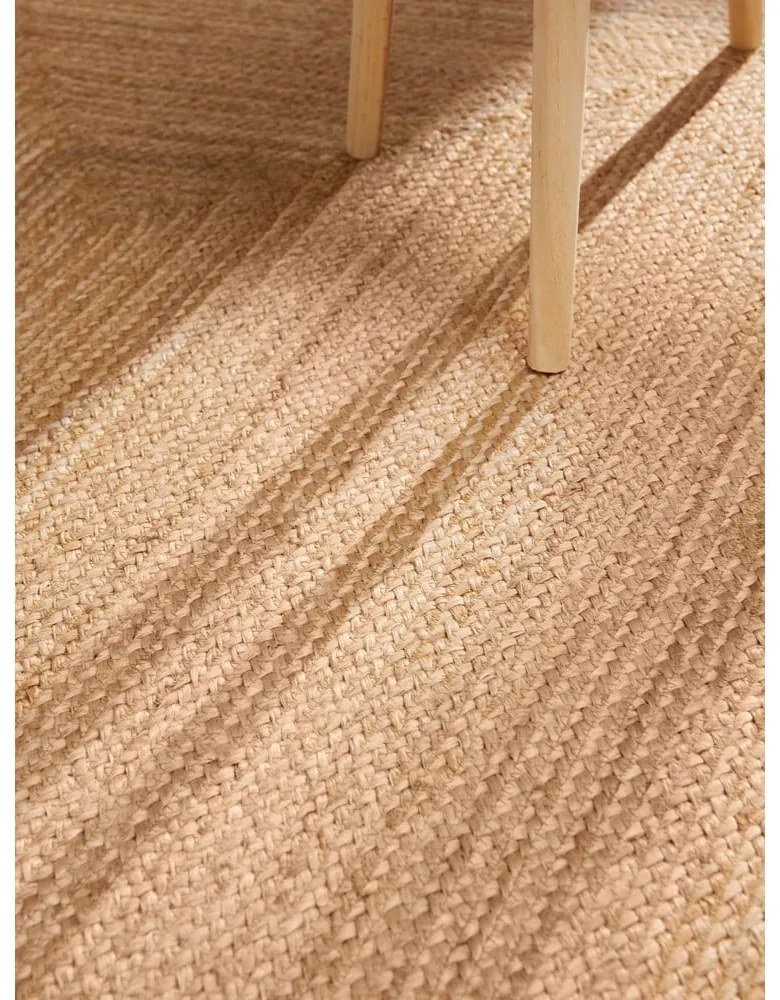 Obojstranný/ručne tkaný jutový koberec v prírodnej farbe 160x230 cm Sharmila Natural Brown – Hanse Home