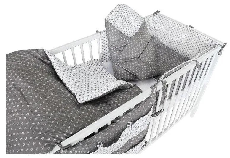 COSING - 10-dielna súprava pre novorodenca Sleeplease sivá/biela