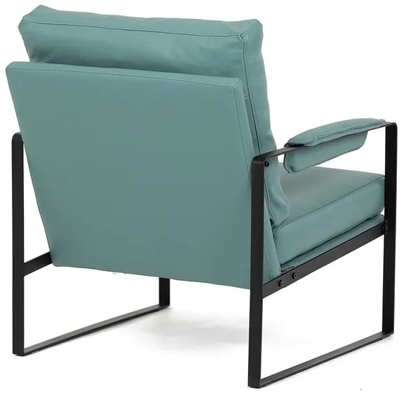 Autronic BONTEC Kreslo, modrá, ekokoža, AK-282 BLUE Farba: Modrá