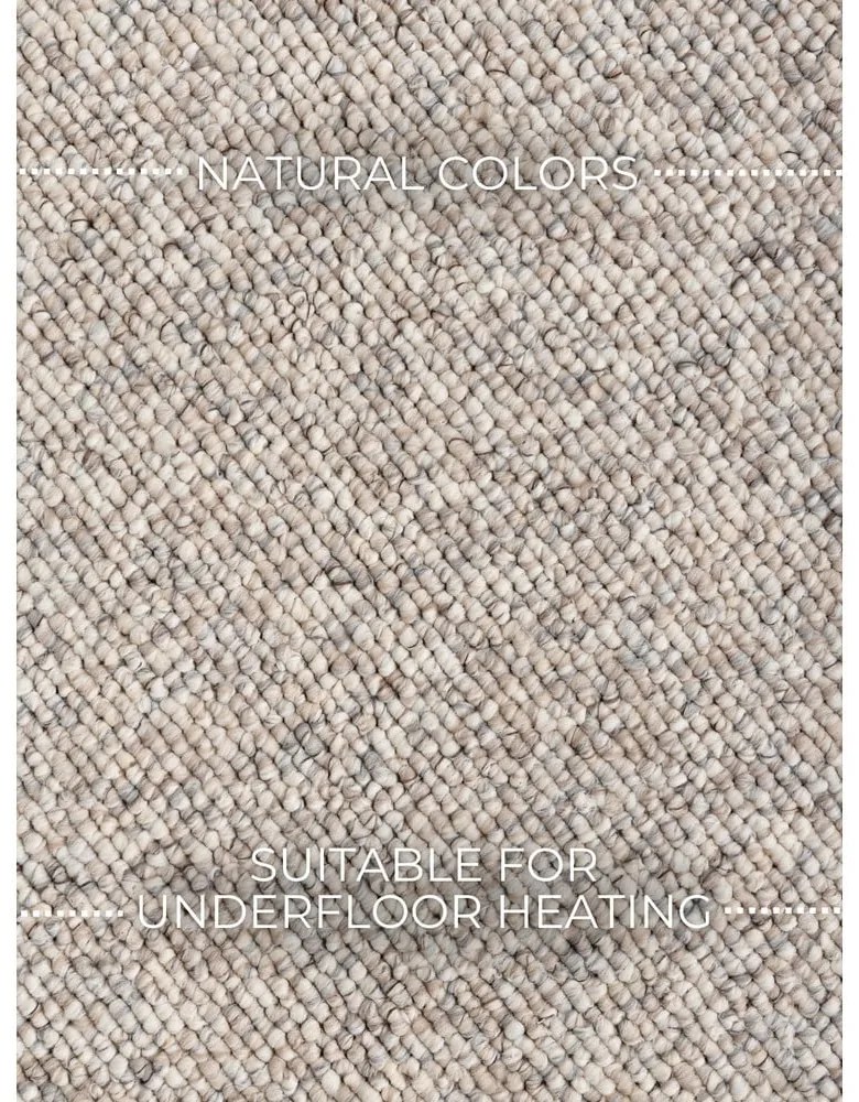 Sivokrémový prateľný koberec 160x230 cm Rocco Dark Cream – Elle Decoration