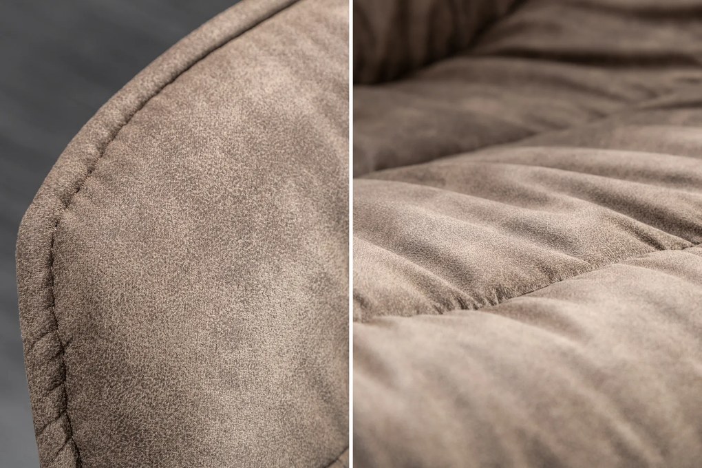 Stolička The Dutch Comfort taupe lakťová opierka