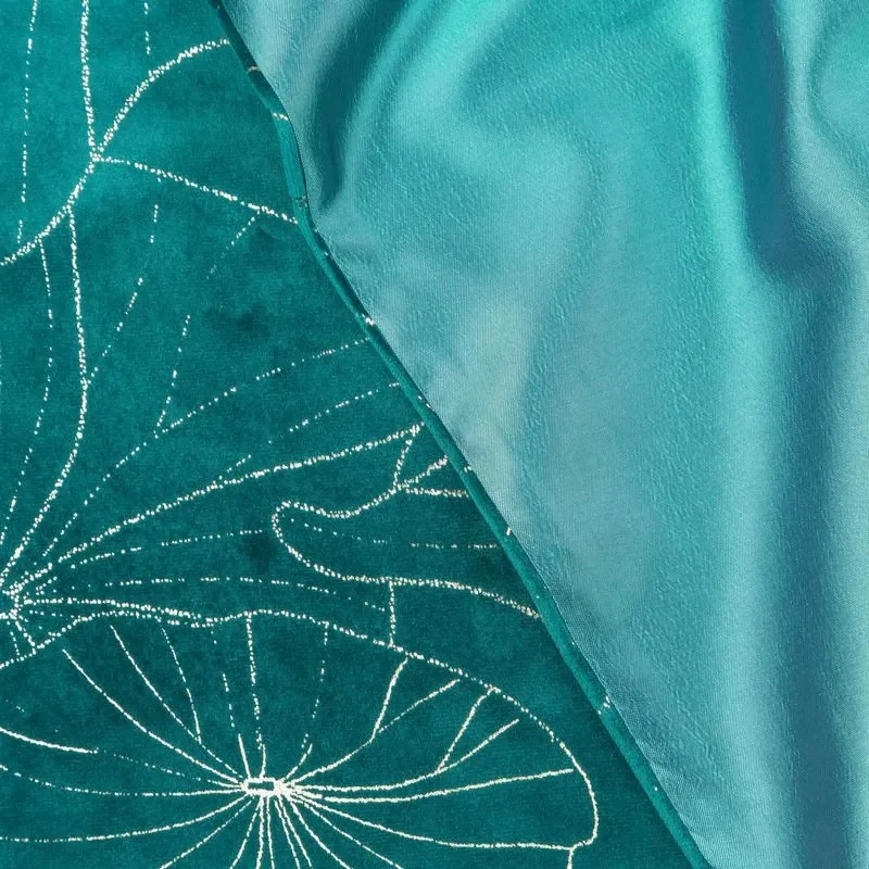 Dekorstudio Elegantný zamatový behúň na stôl BLINK 18 tmavotyrkysový Rozmer behúňa (šírka x dĺžka): 35x180cm