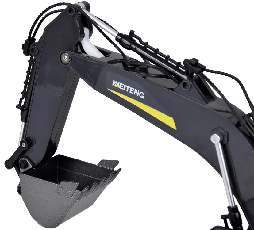 Jokomisiada Pevné pásové rýpadlo, Dymový efekt, Zvuk, LED svetlo + diaľkové ovládanie RC0698