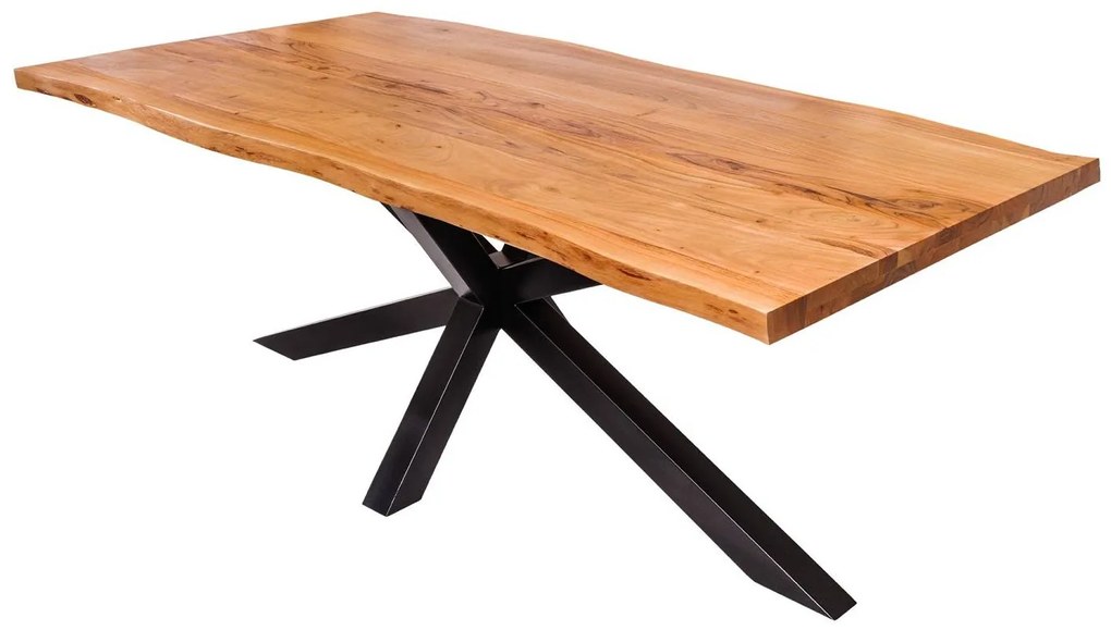 Dizajnový jedálenský stôl Kaniesa 200 cm akácia