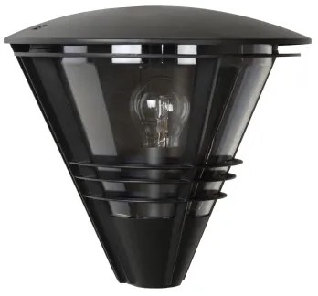 Lucide 11812/01/30 - Vonkajšie nástenné svietidlo LIVIA 1xE27/60W/230V čierna