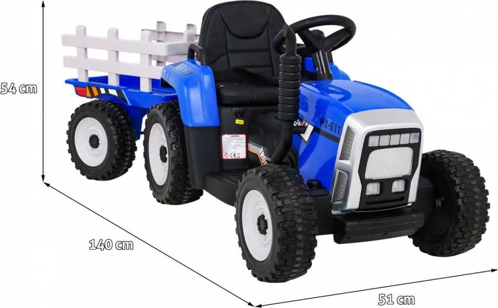 Ramiz BLOW Traktor Trailer Modrá