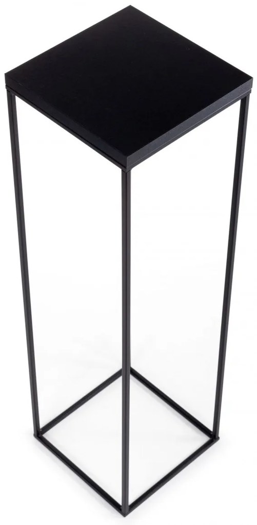 Kvetinový stojan CHARR 80 cm čierny