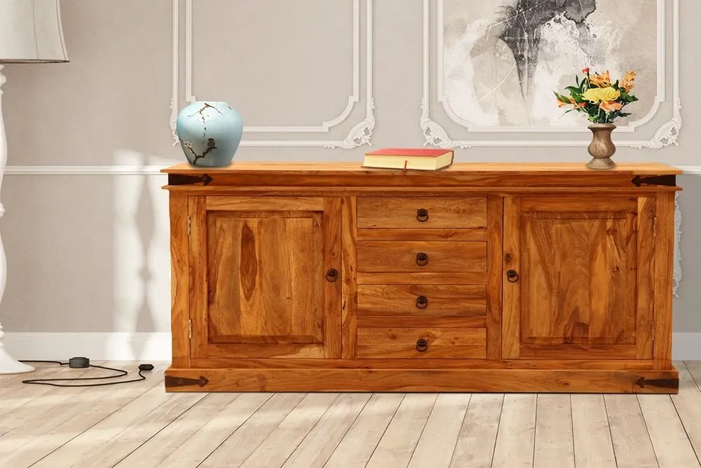 furniture-nabytek.cz - Kuchynská komoda z masívneho palisandru 160x90x45