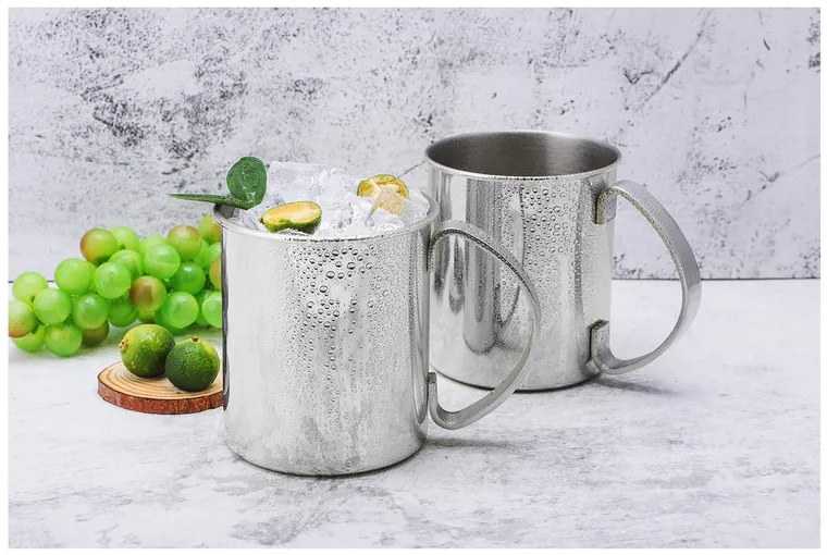 Echtwerk Hrnček z nehrdzavejúcej ocele Moscow (2 kusy, strieborná, 1000 ml) (100343375)