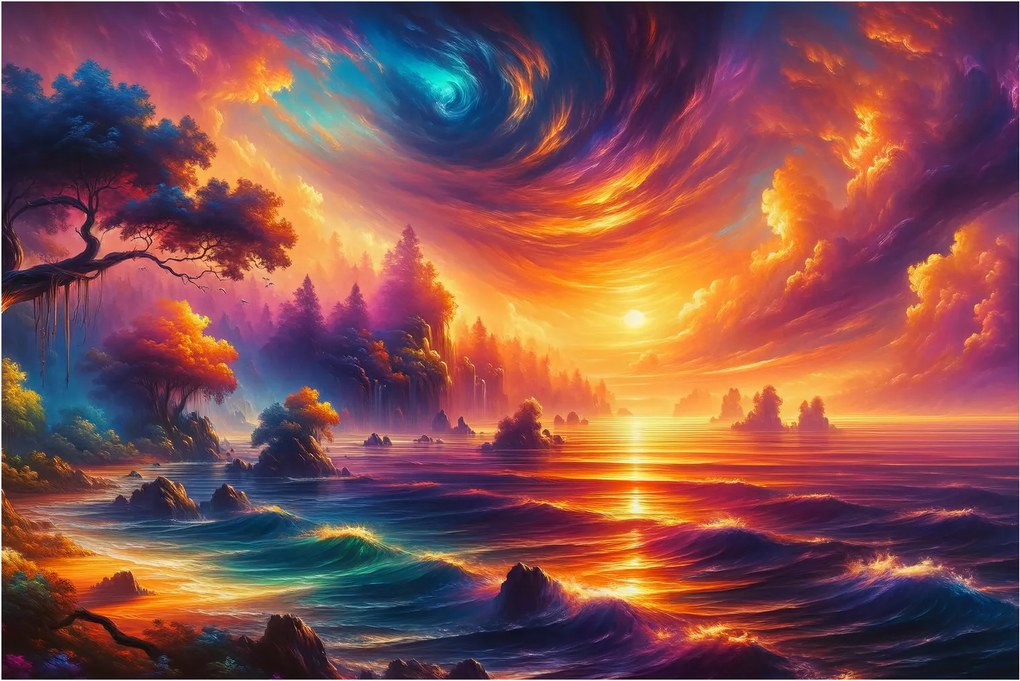 Obraz - Magický svet (90x60 cm)