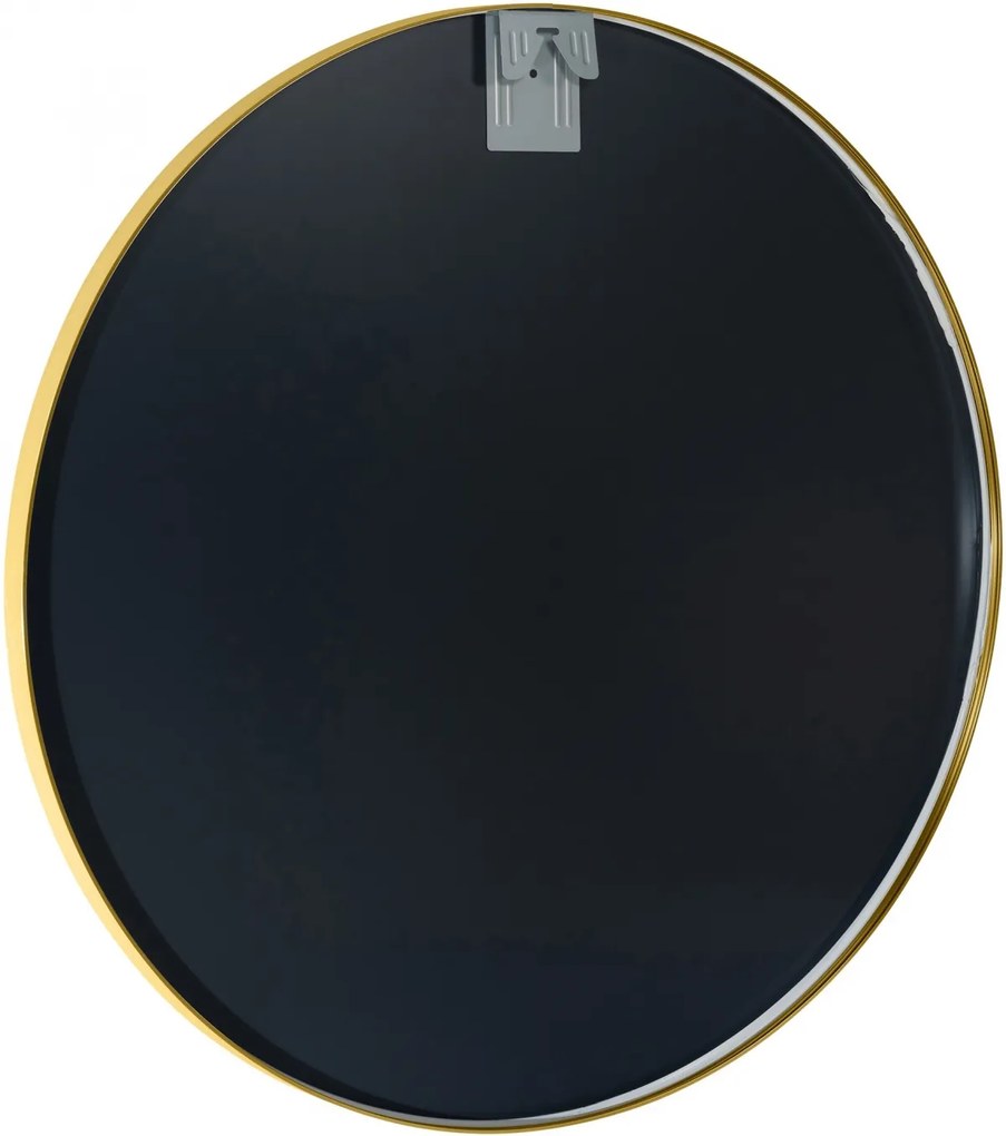 Nástenné zrkadlo Elsie XL 323829 - 80x80 cm - Zlatá lesk