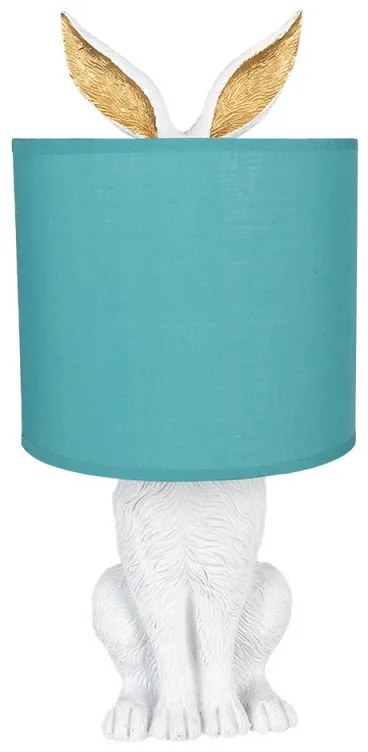 Tyrkys stolné svietidlo ZAJAC Ø20*43