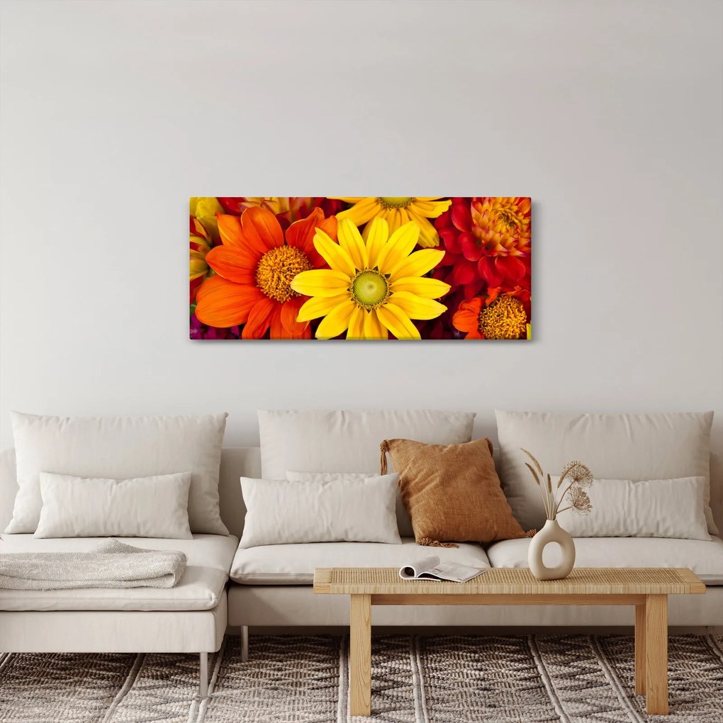 Obraz kvetov (120x50 cm)