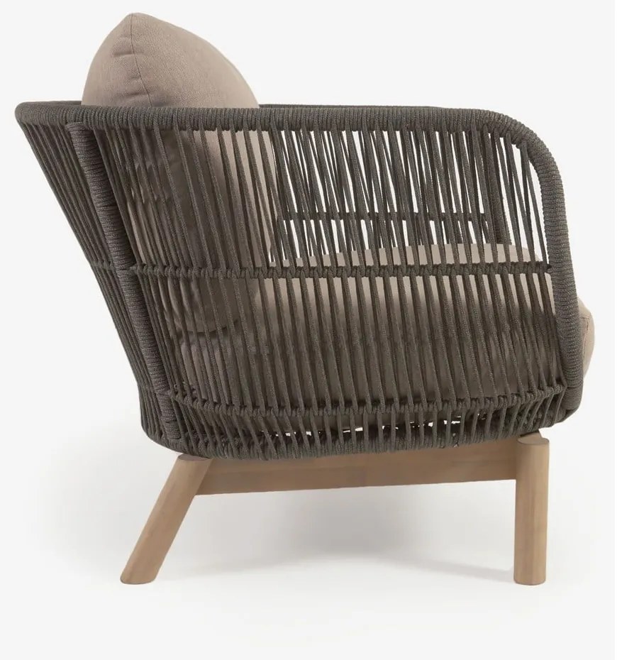 Khaki záhradné kreslo Kave Home Catalina
