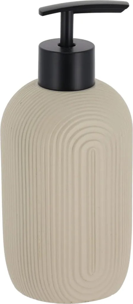 Dávkovač mydla Elya, béžová/s čiernymi prvkami, 400 ml